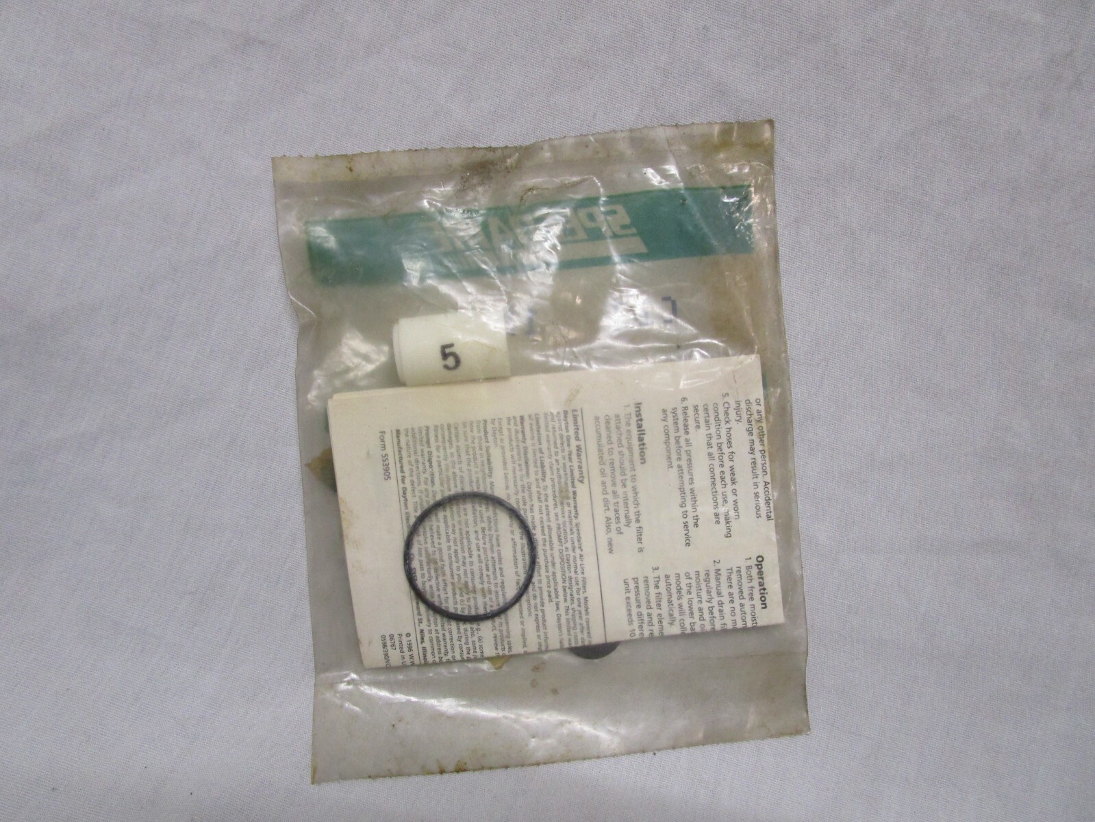 LOT OF 7 NEW SPEEDAIRE 1R426 PNEUMATIC FILTER ELEMENT SEALED BAG