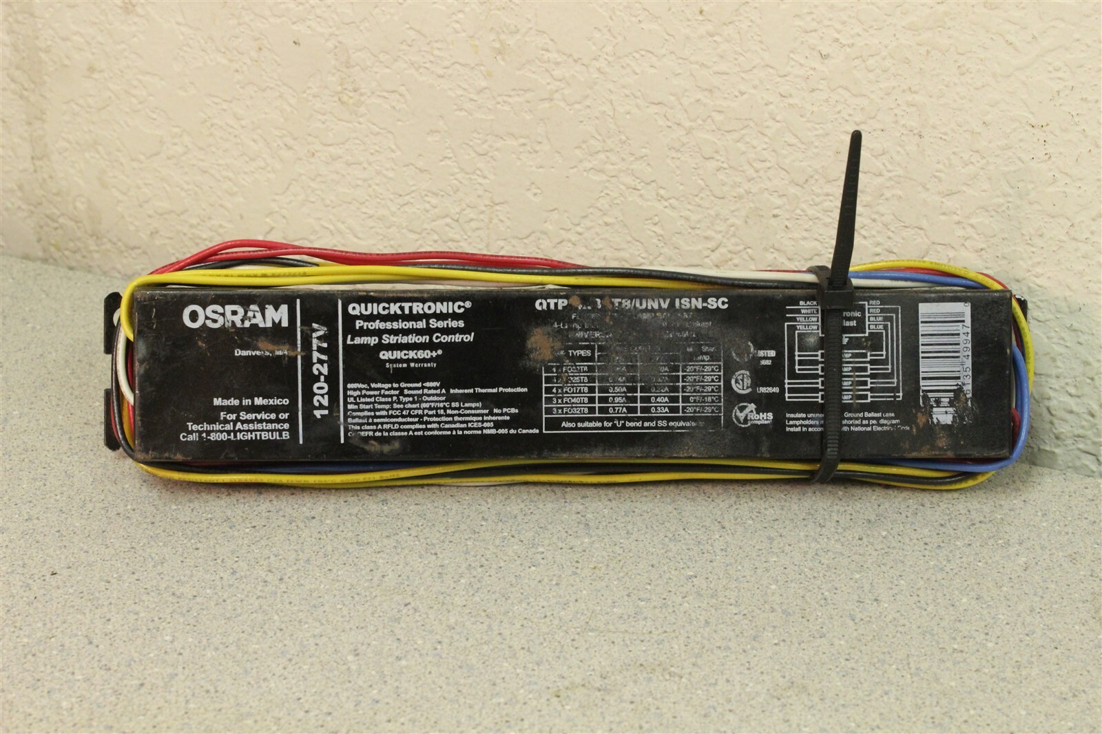 Osram QTP 4X32T8/UNV ISN-SC Ballast *FREE SHIPPING*