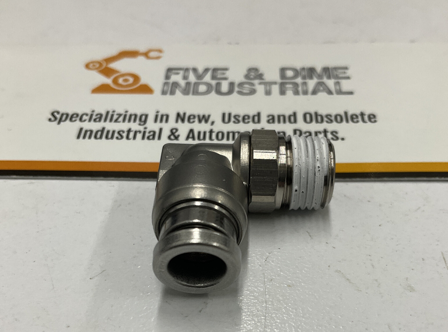 SMC KQB2L06-01S Metal Elbow Fitting 1/8″ NPT X 6mm Tube