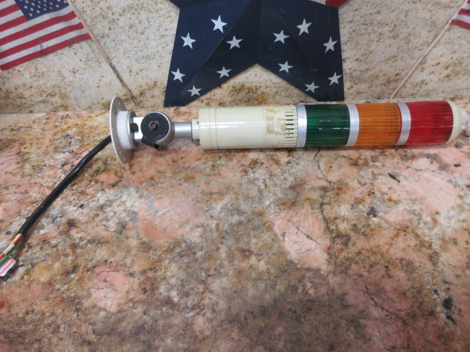 GOLDEN LIGHTING TRI COLOR SAFETY WORK LIGHT ALARM LAMP AC110V 10W G99 BADGER CNC