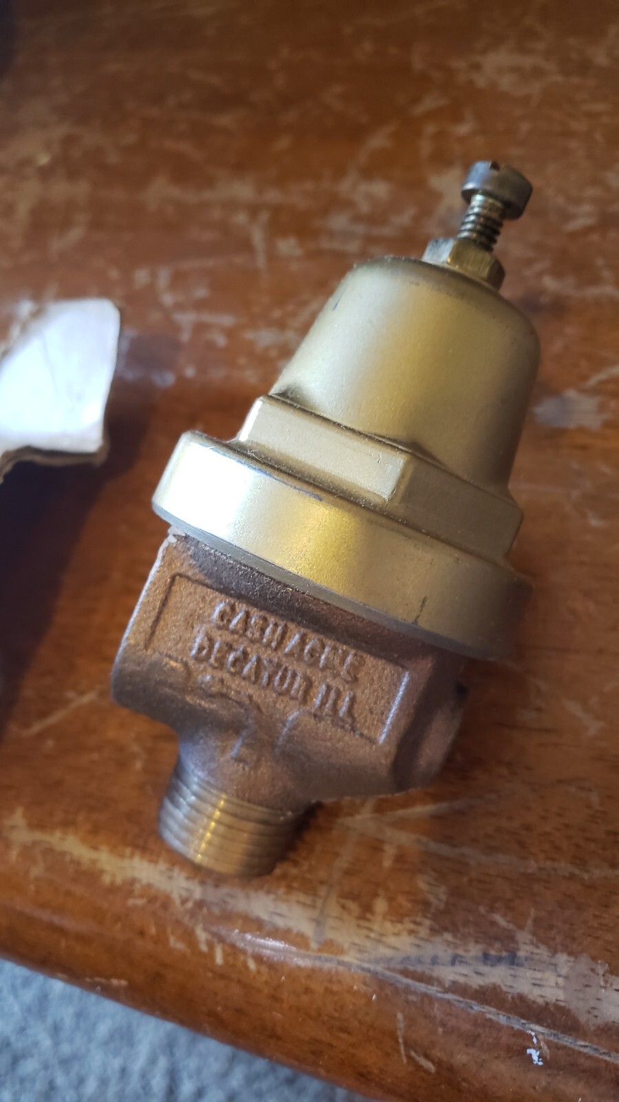 NEW Cash Acme Pressure Regulator Valve 1/2″ pipe / FH / 85 PSI Max # V5705 cc