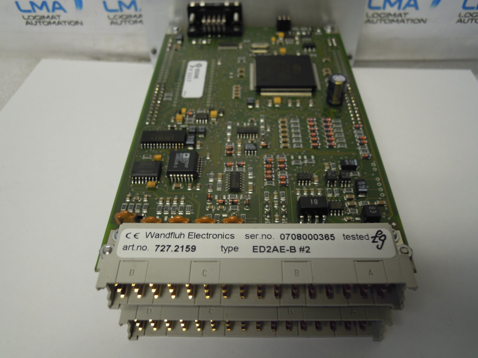 WANDFLUH ED2 ELECTRONICS ED2AE-B #2 CONTROLLER 727.2159 + BASE Z05-B-F48-2