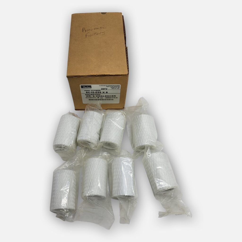 NEW BOX OF 8 PARKER 6C10-025 X 8 GR. 6 COALESCER
