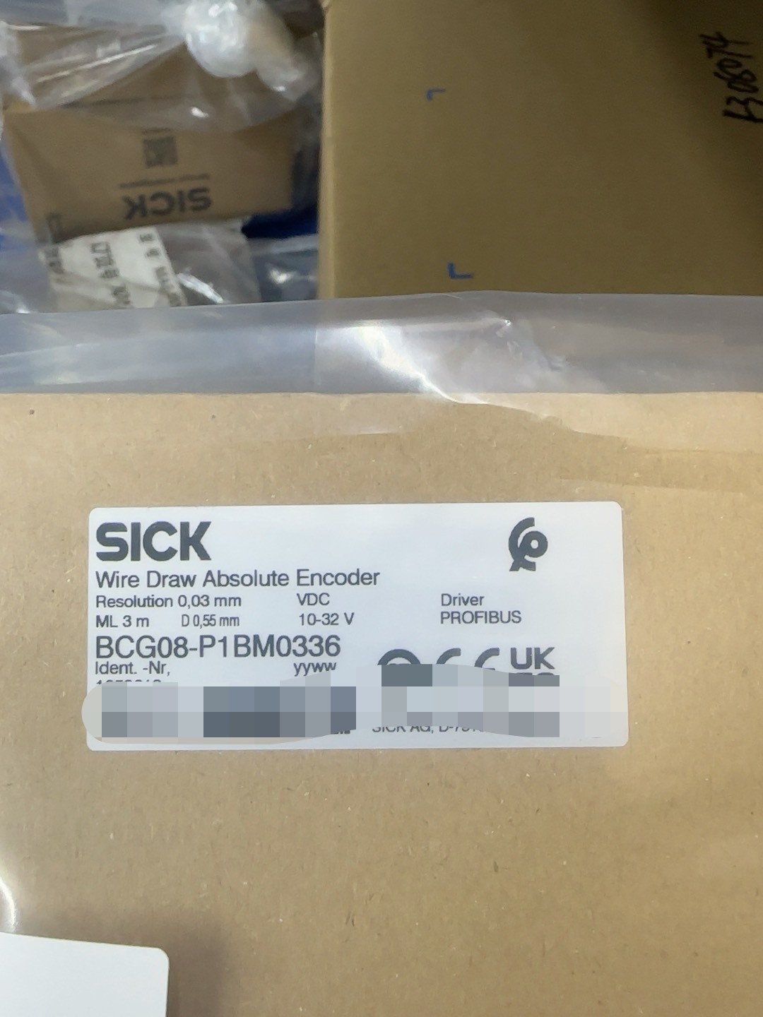 1P NEW SICK BCG08-P1BM0336 0.03mm 10-32VDC PROFIBUS 1052618 Encoder