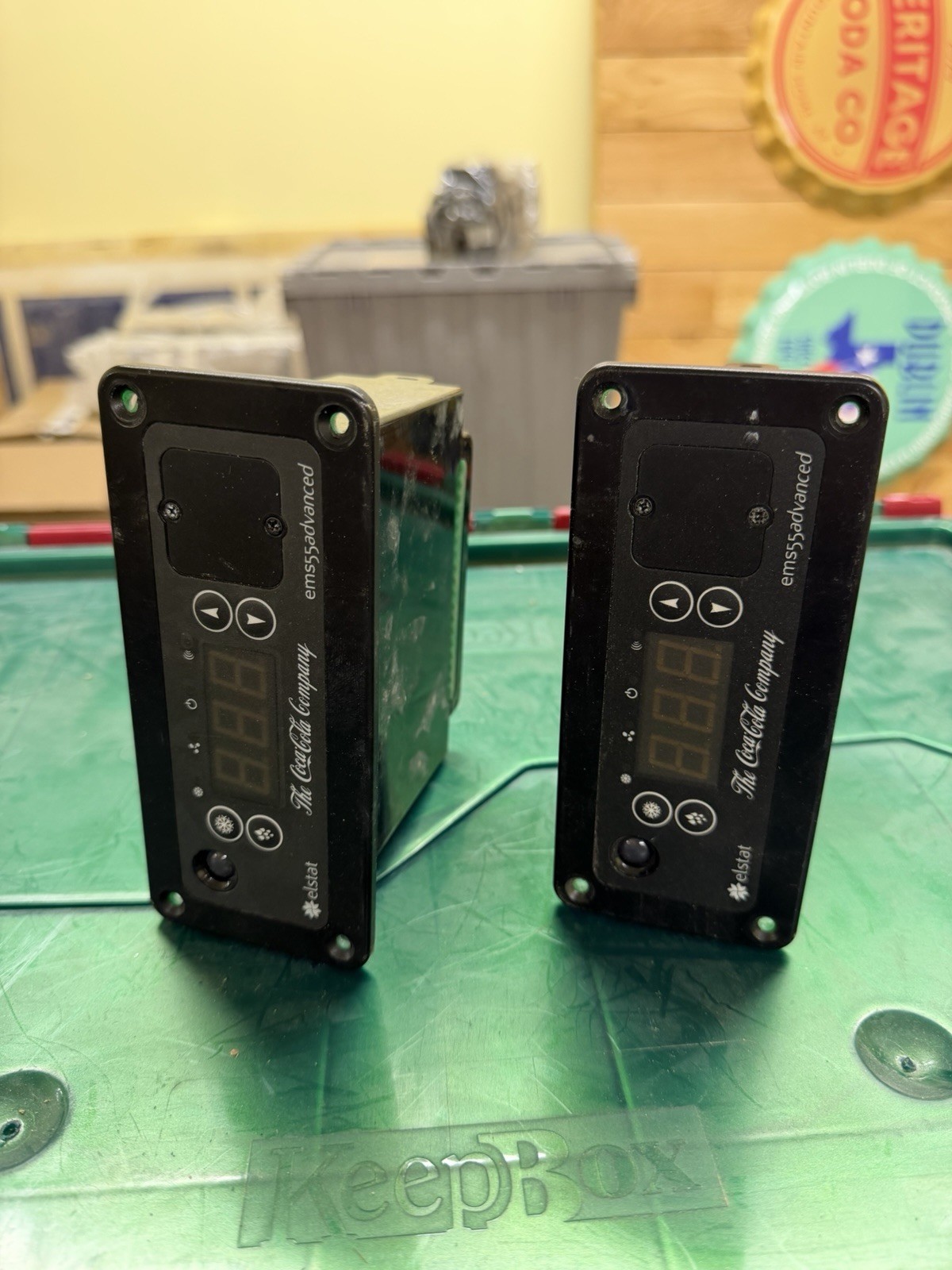 Elstat EMS55 Thermostat Temperature Controller 10122-3001 Lot Of 2 Used
