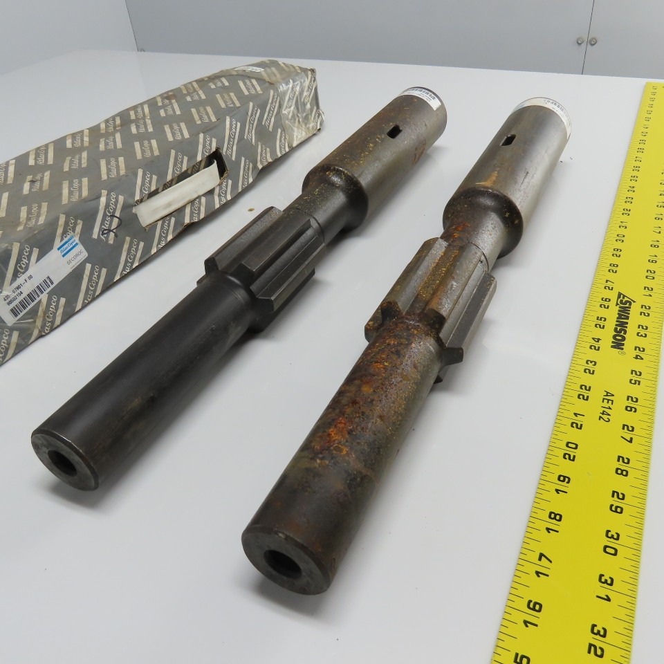Atlas Copco 435-17901-F00 Shank Adapter 90502154 1-3/4″Shaft 21-1/4″OAL Lot Of 2