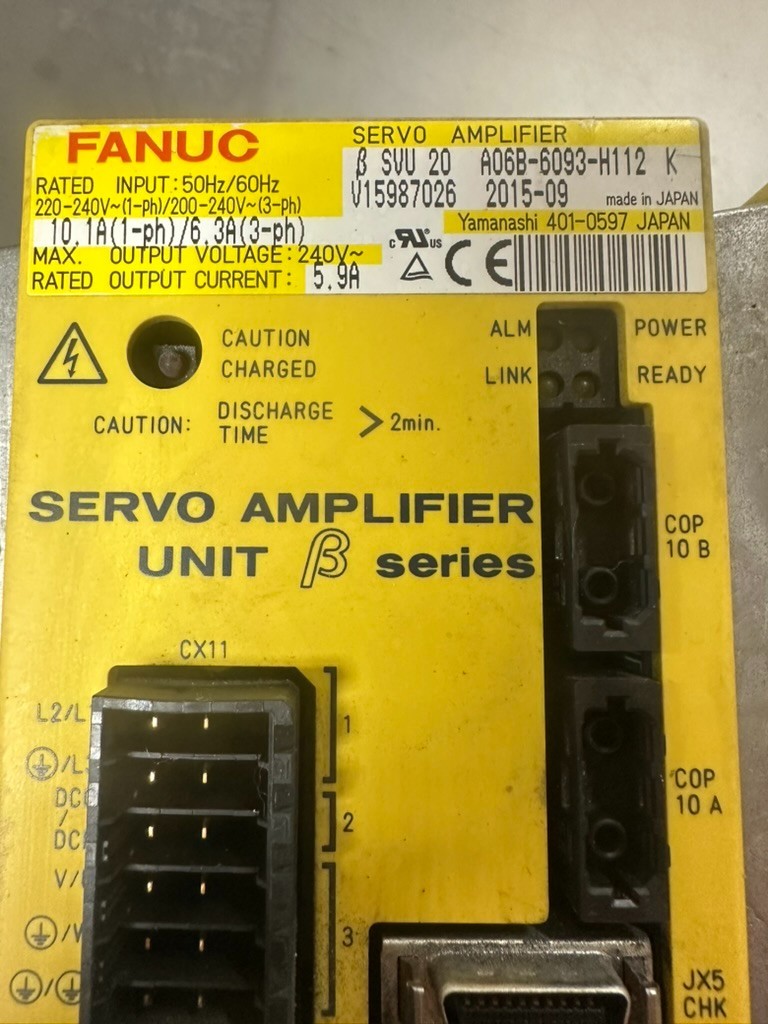 Fanuc A06B-6093-H112, Servo Amplifier, This is for ONE. Shipped Priority Mail