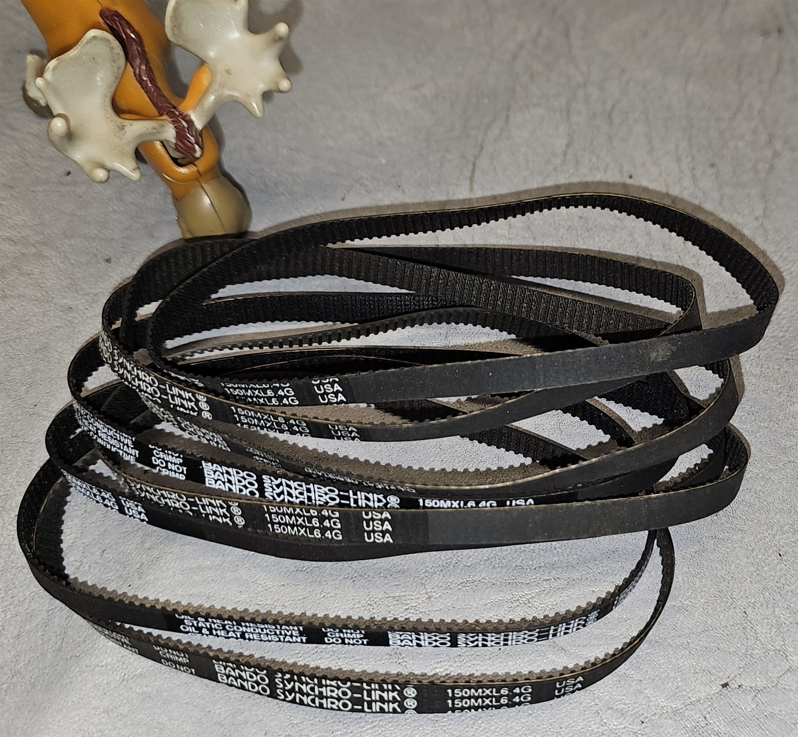 150MXL6.4G Bando Synchro-Link Timing Belt NATO PT8150064 Lot of 8