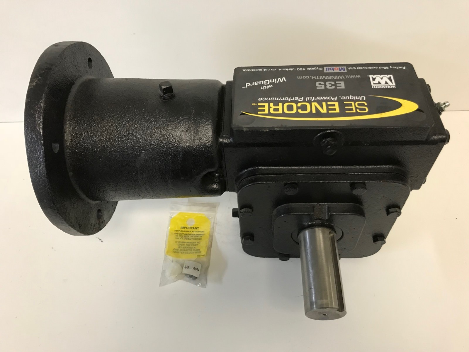 NEW! WINSMITH 1725RPM 7.5:1 11.62HP-MAX-IN 3012-OUT WORM GEAR REDUCER E35CDNS
