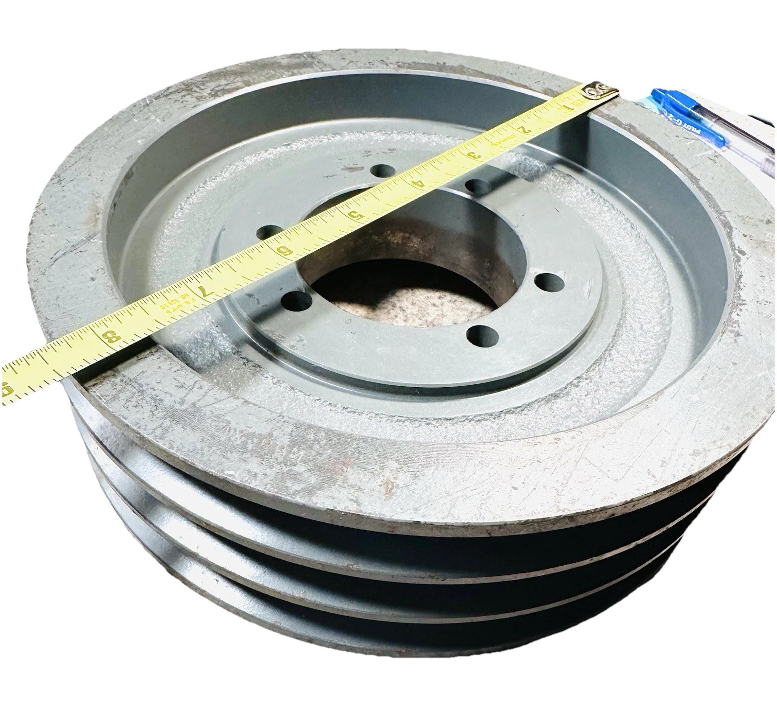 Cast Iron SHEAVE 3 Groove PULLEY “8.0 x 3B-SK-TIH” SK Bushing Type 8.35 OD x 2.5