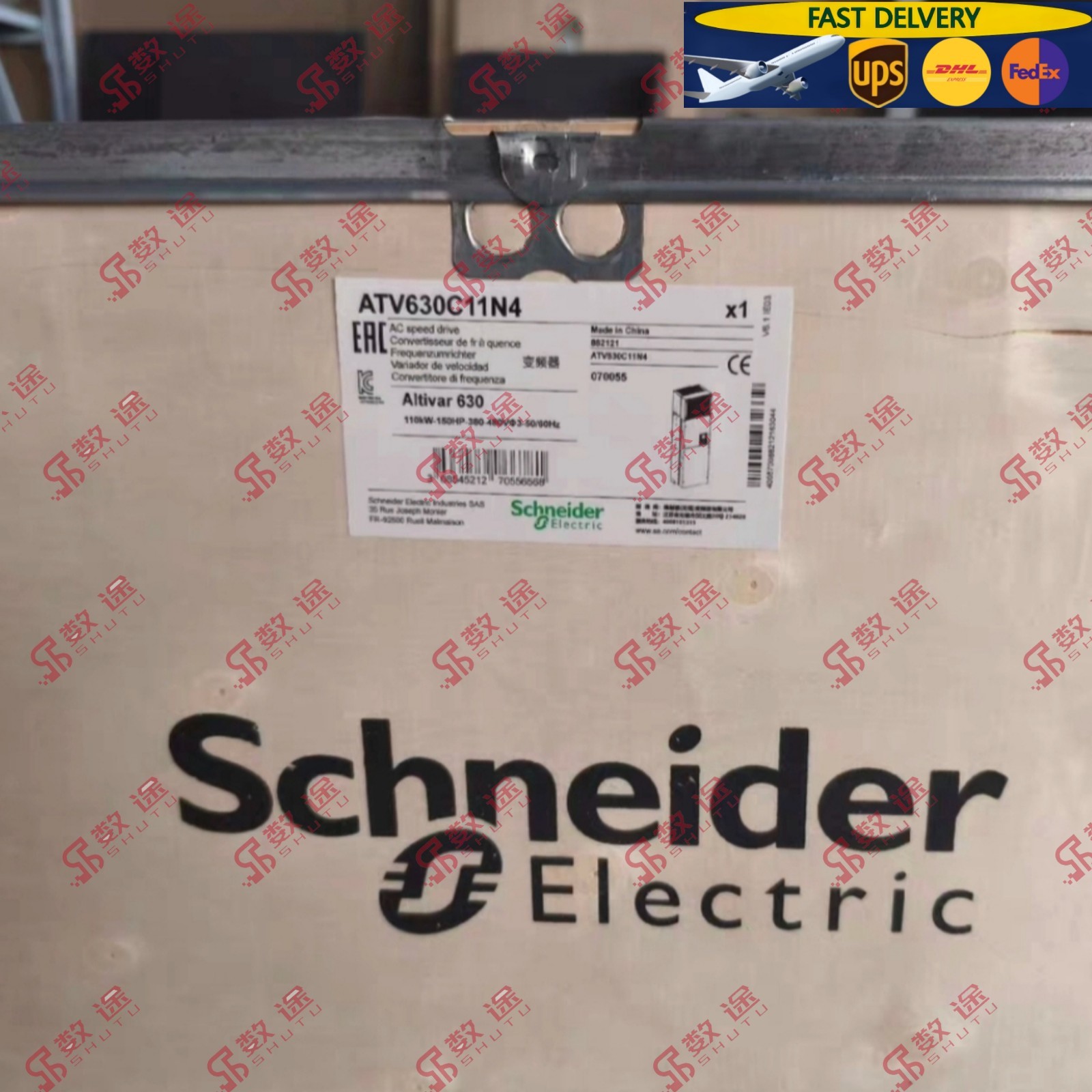 Schneider ATV630C11N4 110kW 380-480V Inverter#1pcs new by UPS