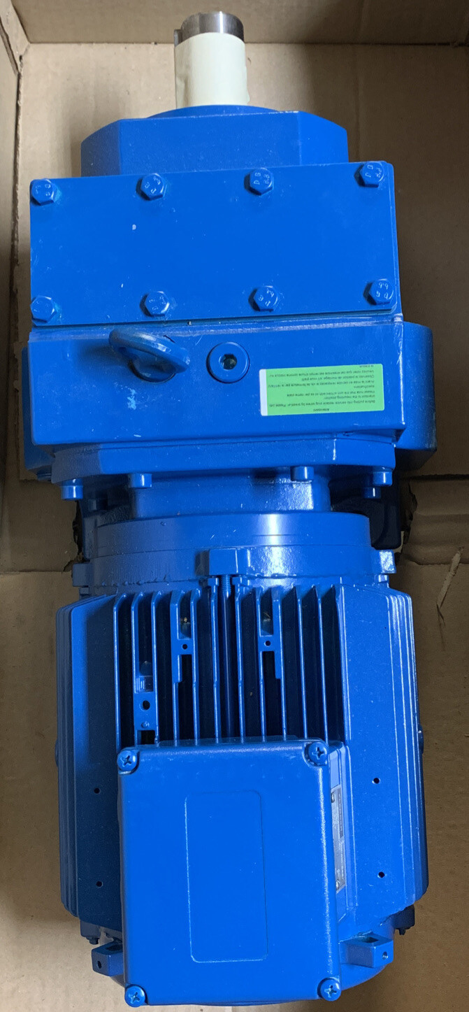 Siemens Flender 440/480V Gear Motor Z68-A112M8/ 4U, 1.2/5.1 HP, 850/1730 RPM