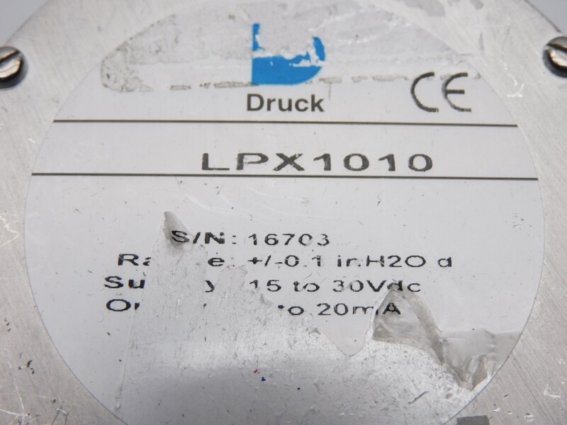 DRUCK LPX1010 15-30VDC +/-0.1″H2O UNMP