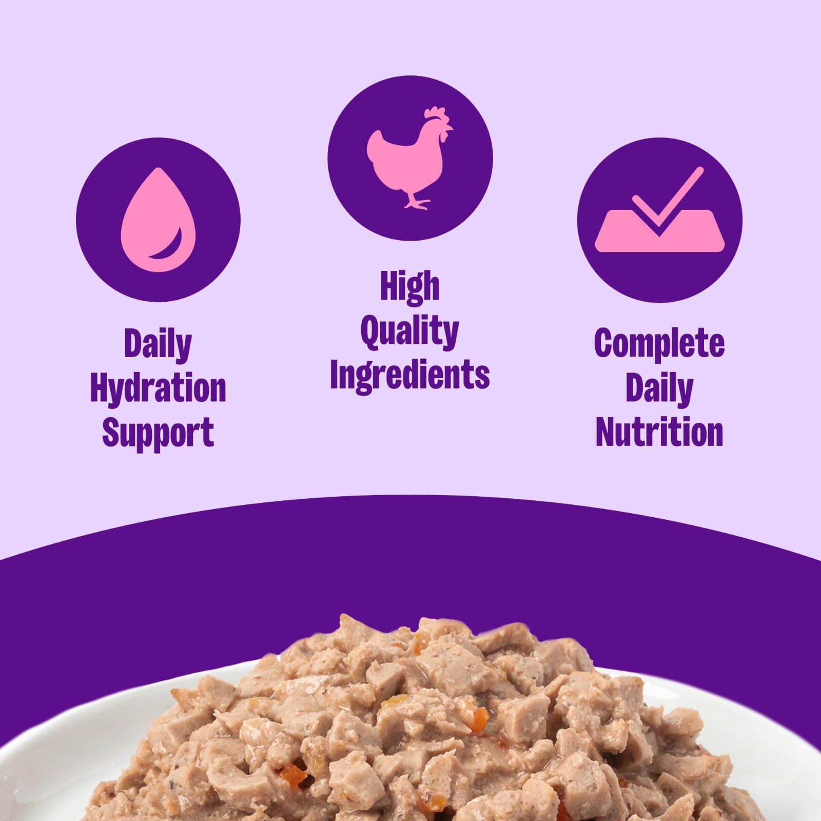 Wellness Complete Health Pate Adult Canned Wet Cat Food, Chicken, 12.5 oz, 12 Ct