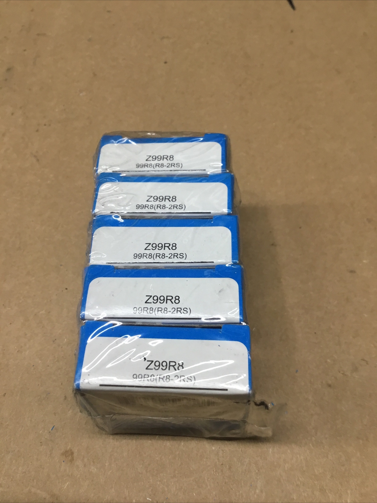 General Bearing Corporation Z99R8 Shielded Roller Ball Bearing #713K104 Lot Of 5
