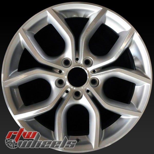 18×8 BMW X Series factory wheel 2011-2018 Machined Silver rim 36116787579
