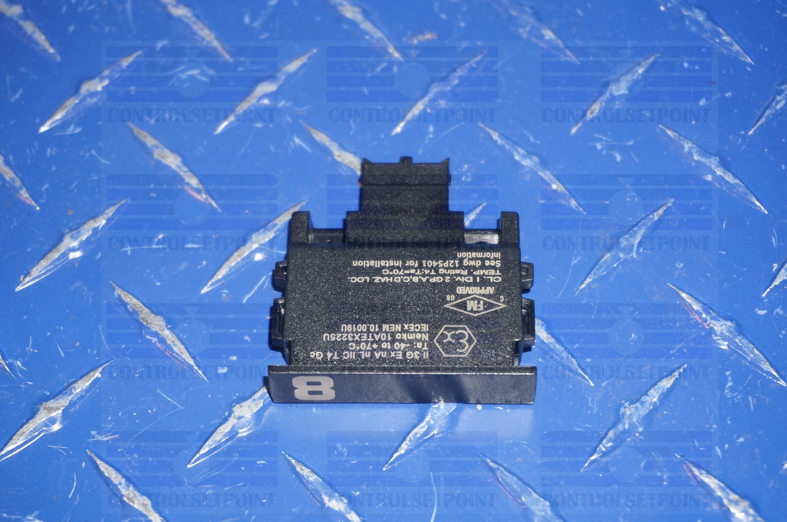 EMERSON DELTAV KL4501X1-BH1 ADDRESS PLUG #8 KL4501X1BH1 12P4983