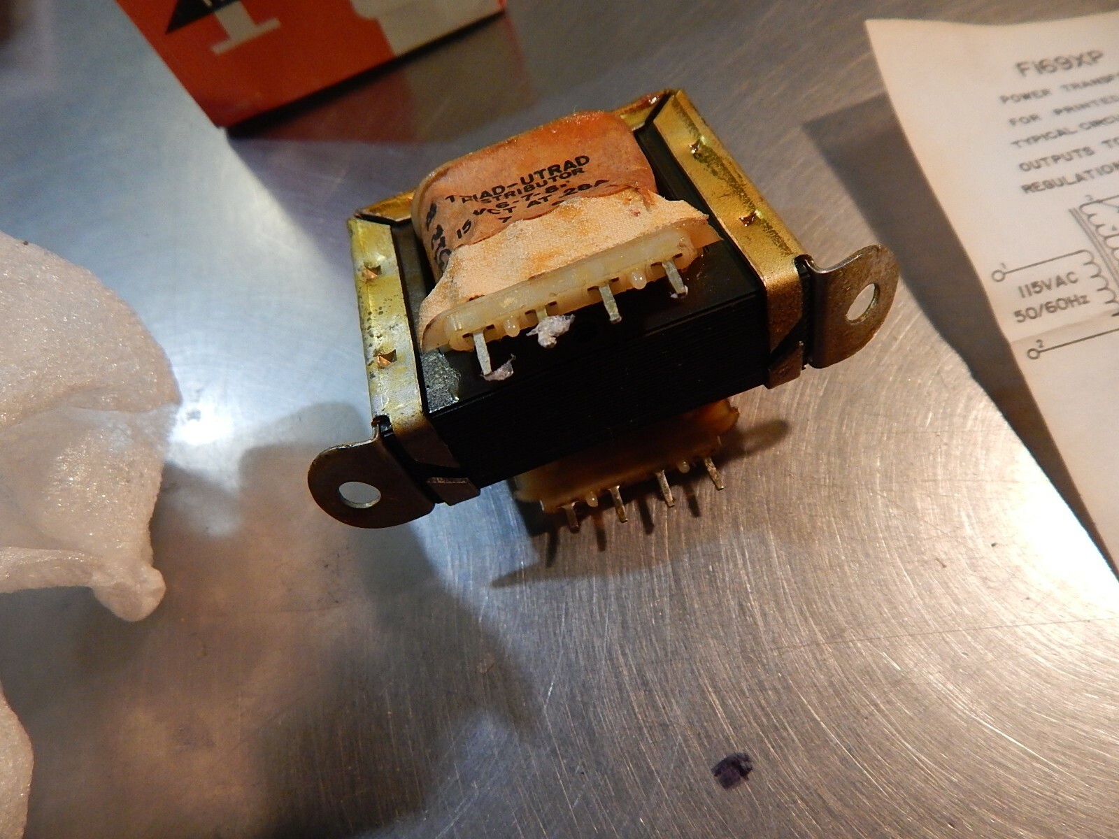 NEW Triad F169XP Power Transformer 115VAC 32VCT 10A *FREE SHIPPING*