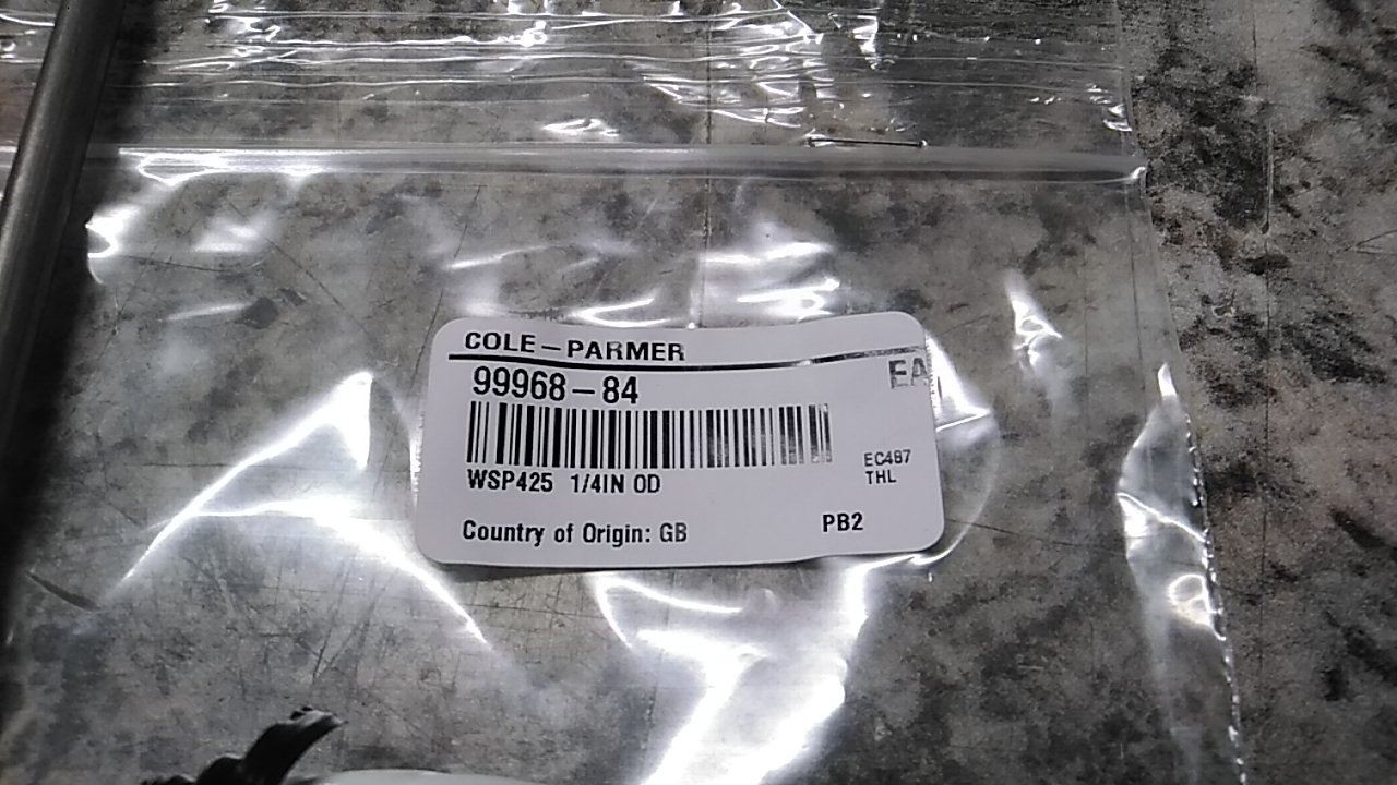 Cole-Parmer 99968-84 1/4 In Outside Diameter WSP425