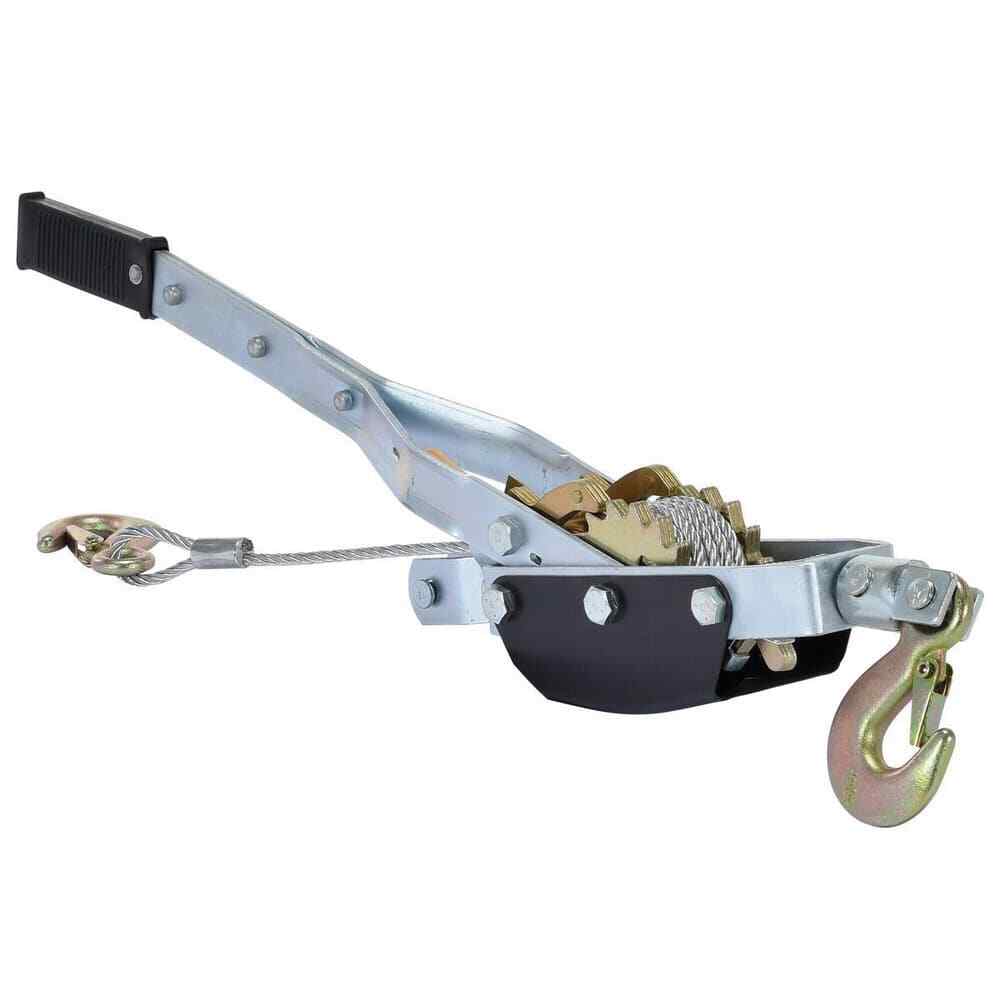 Vestil CABLE-P4 Manual Puller Hoist: 10′ Max Lift Made from Wire Rope