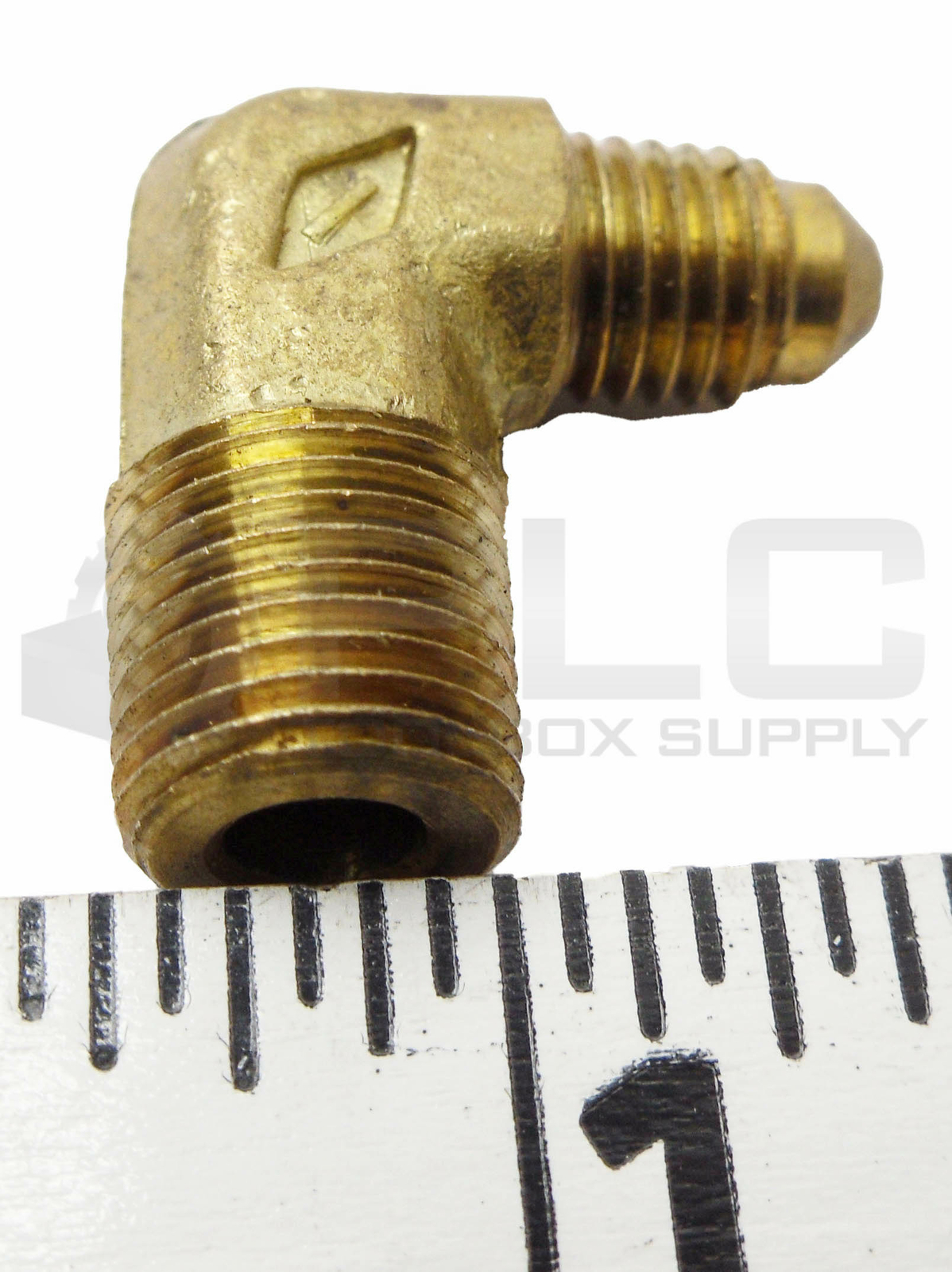 LOT OF 36 NEW 7/16″ OD MALE X 5/16″ OD MALE FLARE 90° ELBOW FITTINGS BRASS