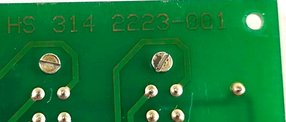 Macgregor Hagglunds HS 314 2226-801 Twin 2b Pcb Card HS 314 2223-001