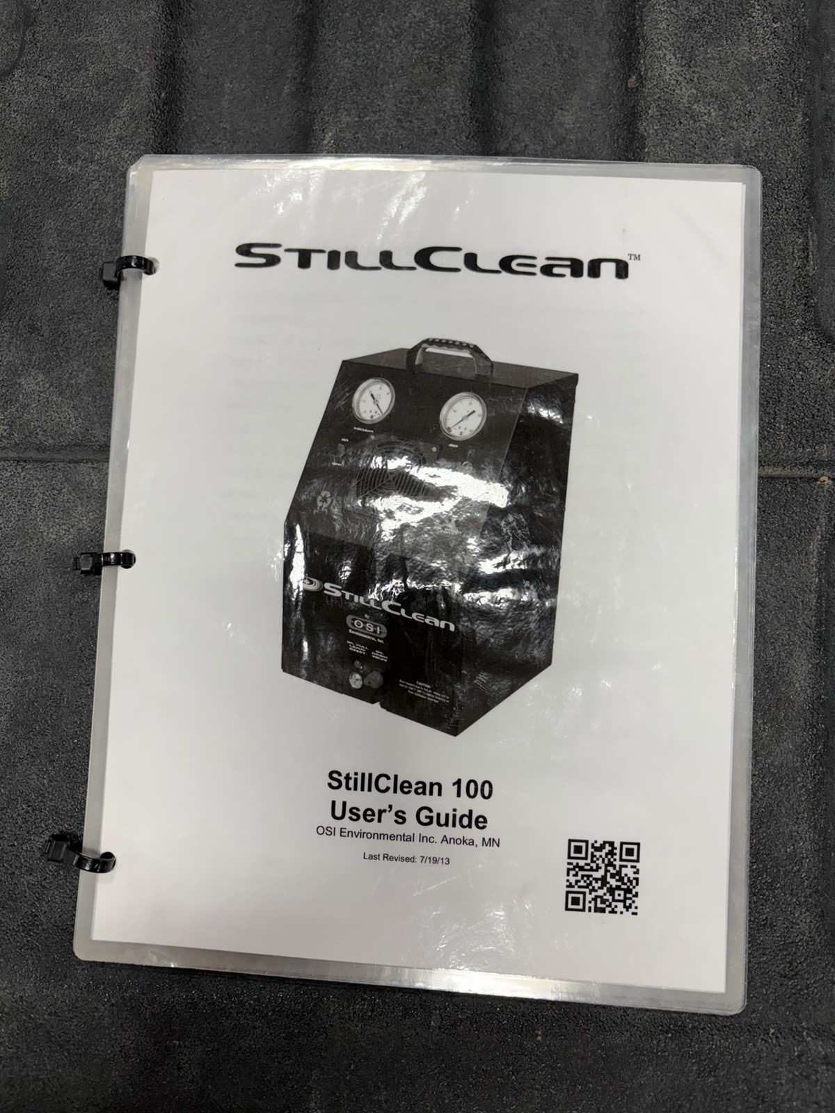 StillClean SC 100 Portable Solvent Recycler With Rolling Stand