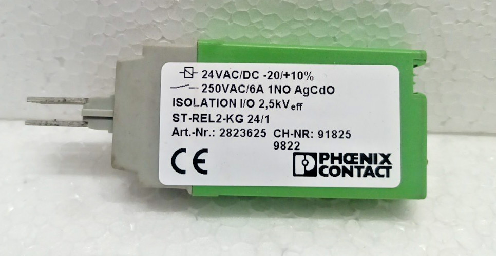 Phoenix Contact ST-REL2-KG 24/1 Art Nr : 2823625 CH-NR : 91825 9822 Lot of 2 pcs