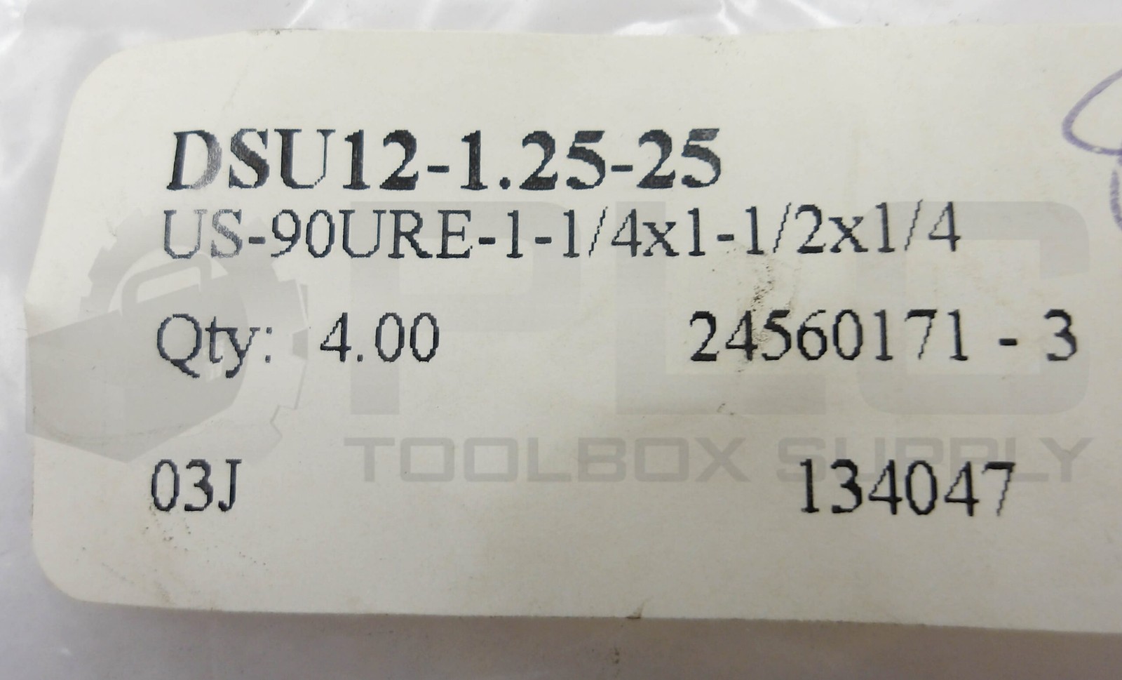 NEW BAG OF 4 DSU12-1.25-25 SEALS 1 1/4 X 1 1/2 X 1/4