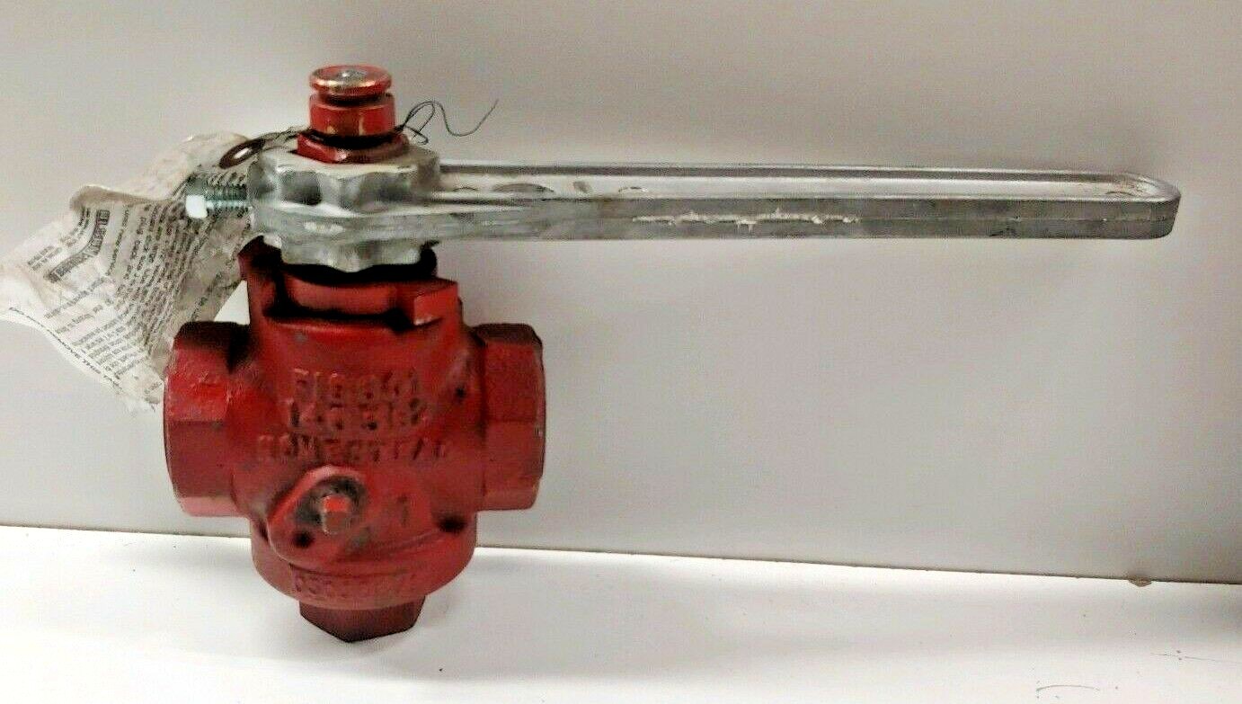 NEW OLD STOCK! HOMESTEAD 1″ IRON PLUG VALVE FIG601