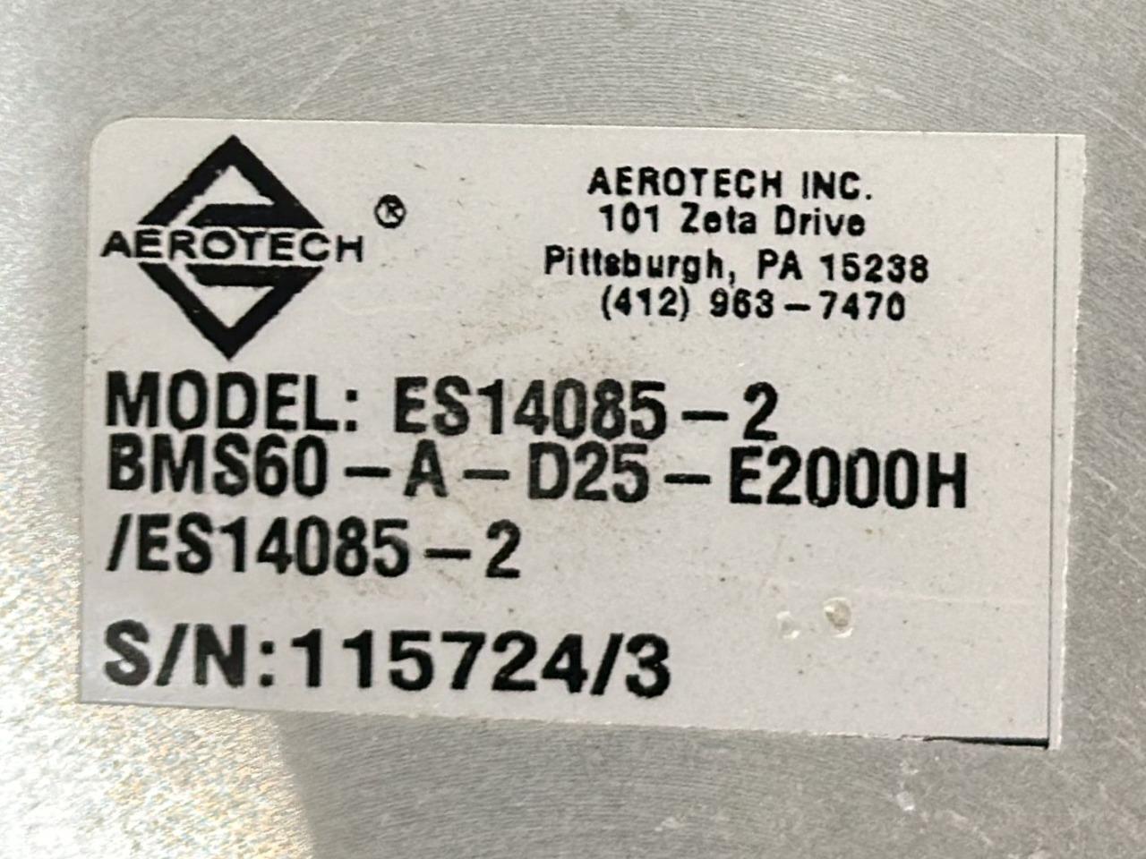 AEROTECH ES41085-2-BMS60-A-D25-E2000H MOTOR