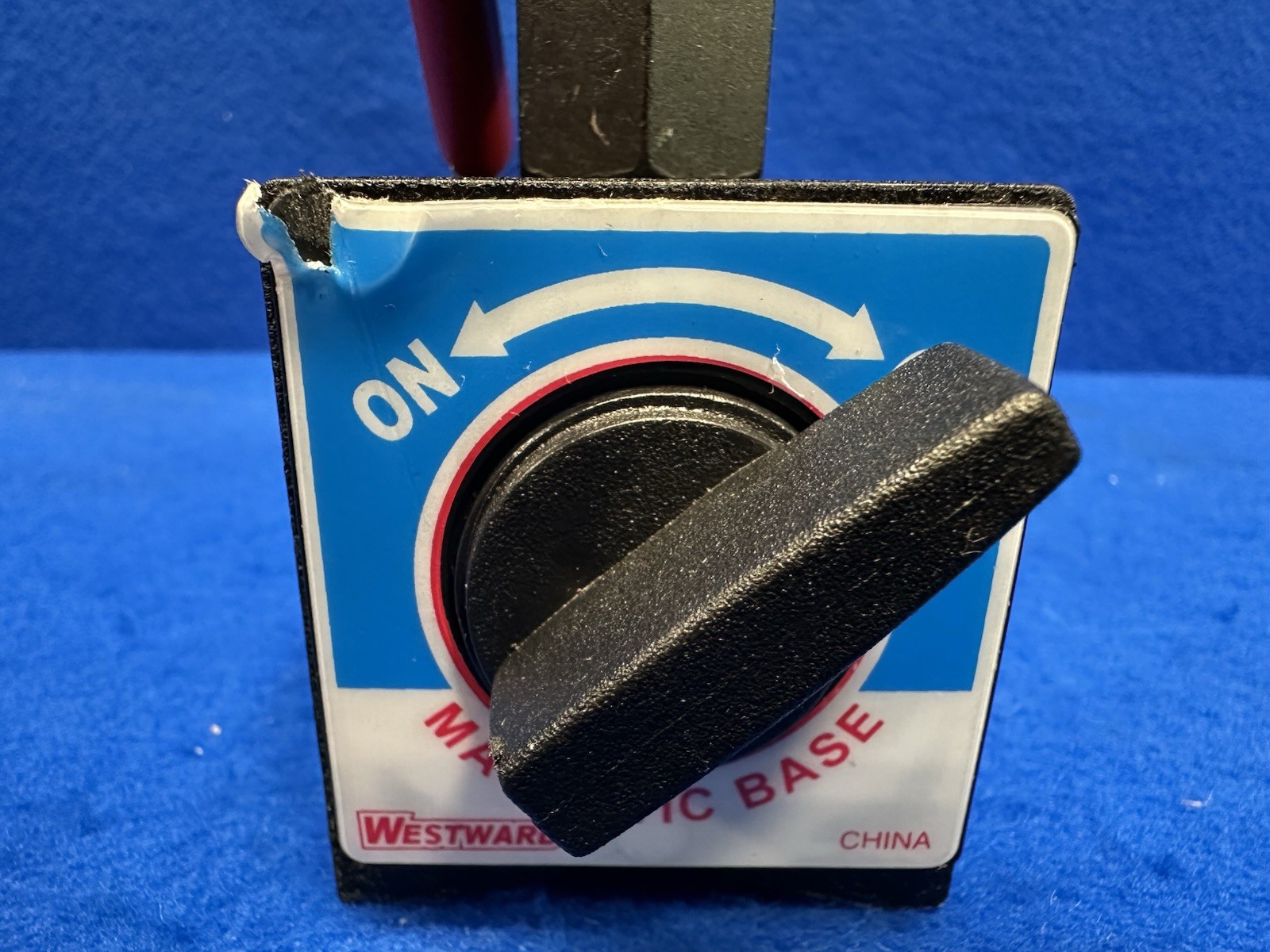 Westward 4Ky11A Magnetic V-Base, Flexible Post