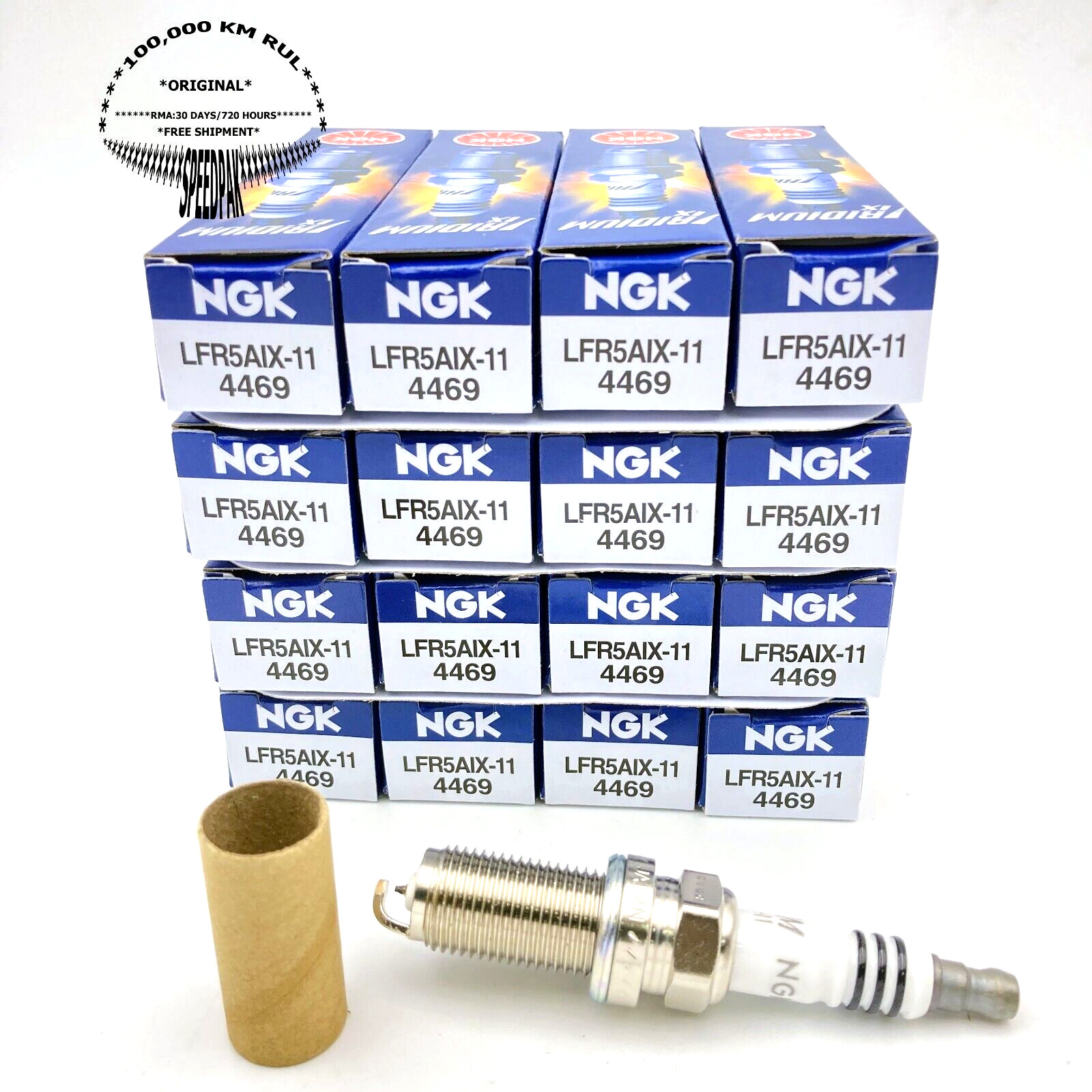 NGK LFR5AIX-11 #4469 Set of 16 Iridium Spark Plugs 2009+ 5.7L 6.4L Hemi Dodge