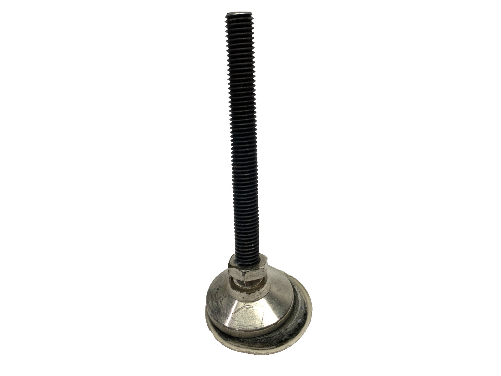Machine Leveling Foot 1/4″ NPT 12TPI 4-1/2″ Thread Length 1-7/8″ Foot Dia.