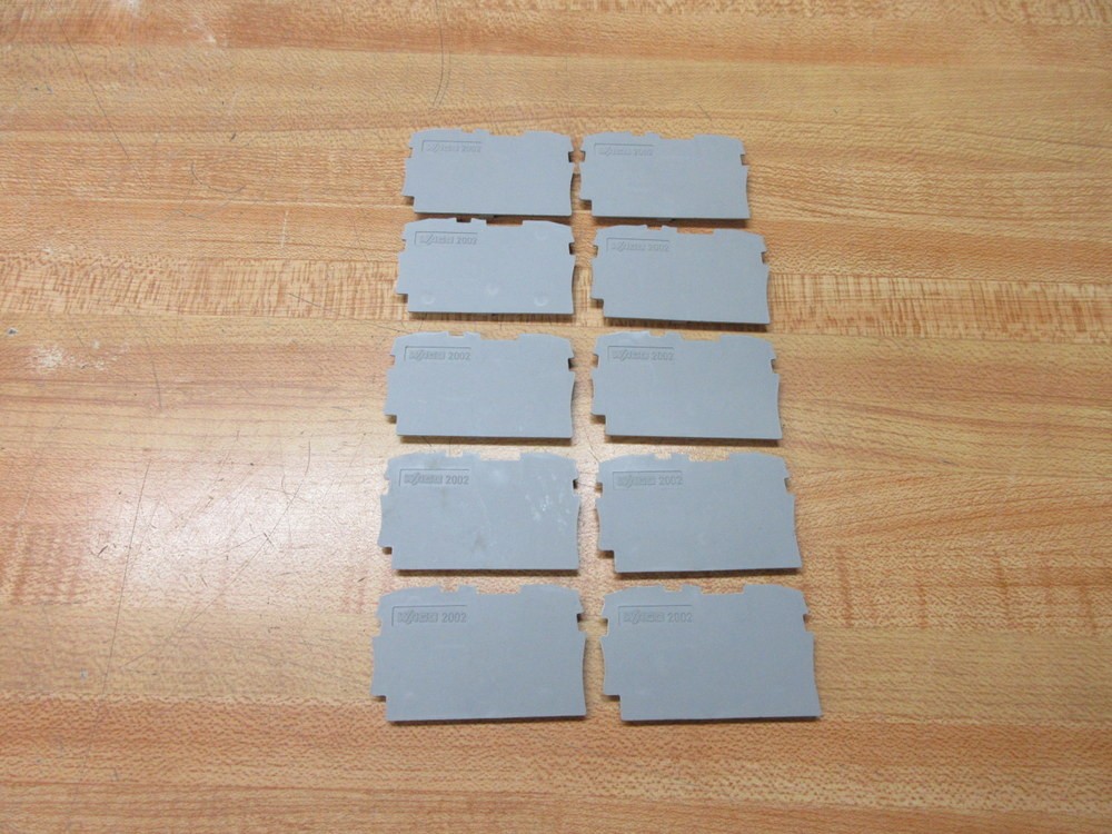 Wago 2002-1291 End Plate 20021291 (Pack of 10)