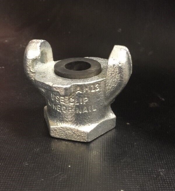 Galvanized Dixon V&C AM13 X-X4 Iron Hose Fitting 2-Lug Coupling 1″ FNPT