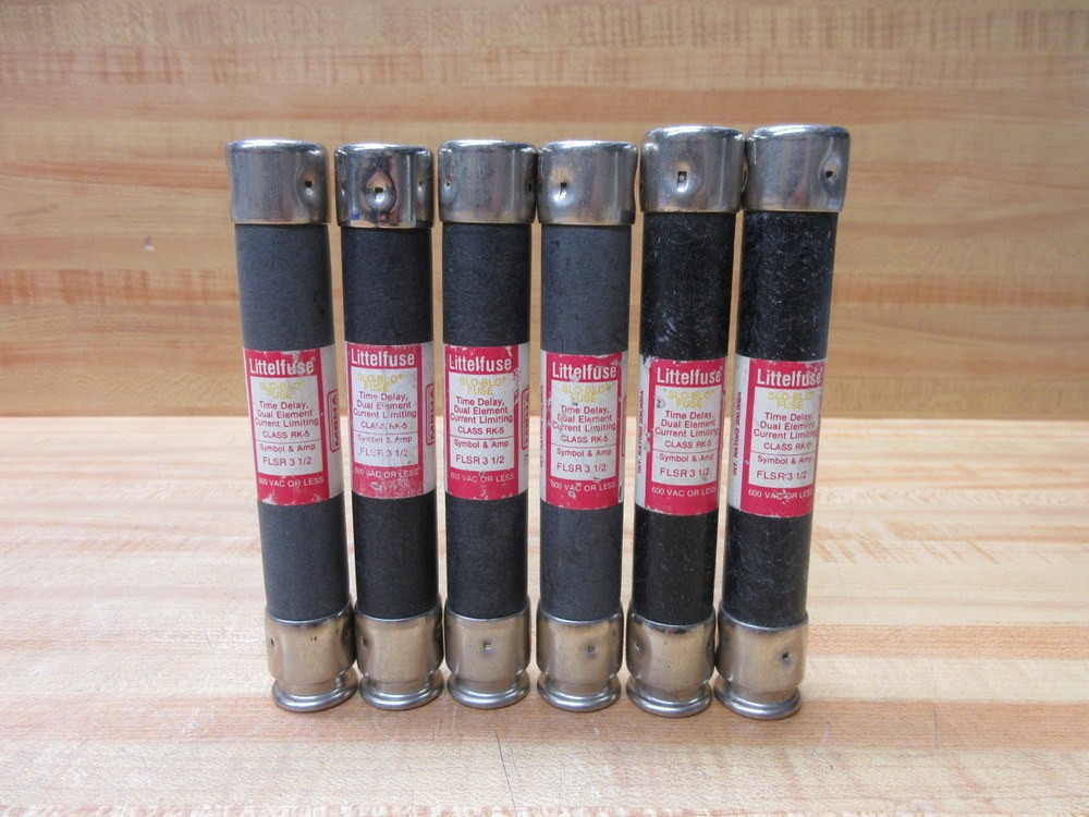 Littelfuse FLSR3-1/2 Fuse Cross Ref 486L35, FLSR03.5 (Pack of 3)