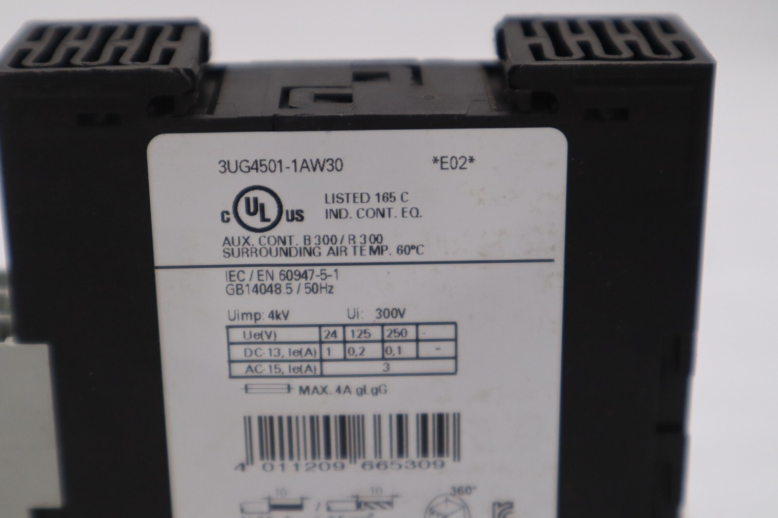 SIEMENS Monitoring Relay 3UG4501-1AW30 STOCK 1278-A