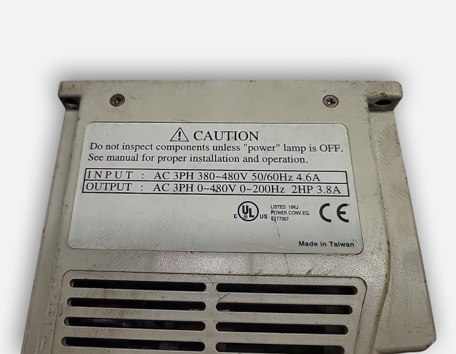 TECO FM50 FLUXMASTER AC DRIVE 2HP