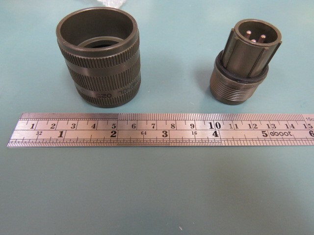 AMPHENOL MS17344R16C10P Qty of 1 per Lot CONN MIL-C-22992 CIRCULAR PIN 3 POS SO