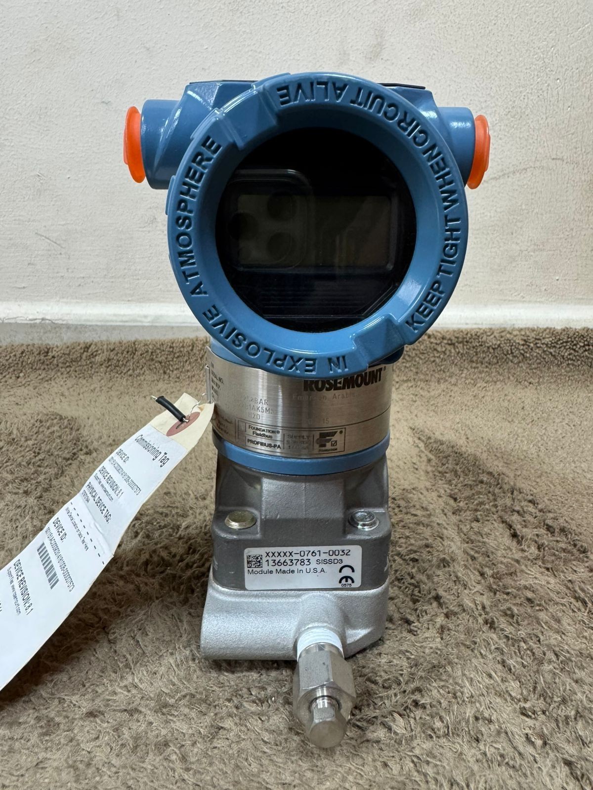 Rosemount / Pressure Transmitter / 3051CD3F22B1AK5M5 / 3626PSI-250BAR