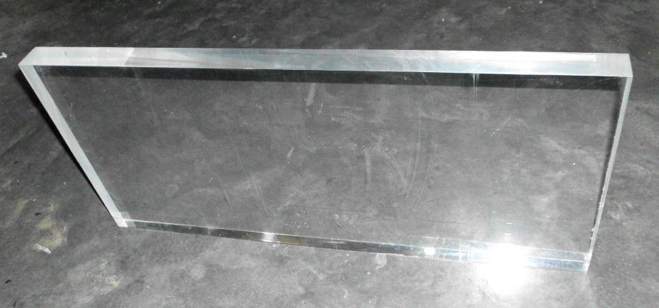 Acrylic sheet 1 3/8 “x 12 “x 26 1/4 ” (160D5)