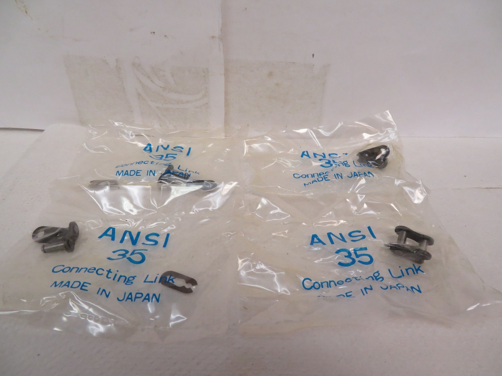 NEW HKK CHAIN 35-1 SPRING CLIP CONNECTING CHAIN LINK “LOT OF 4”