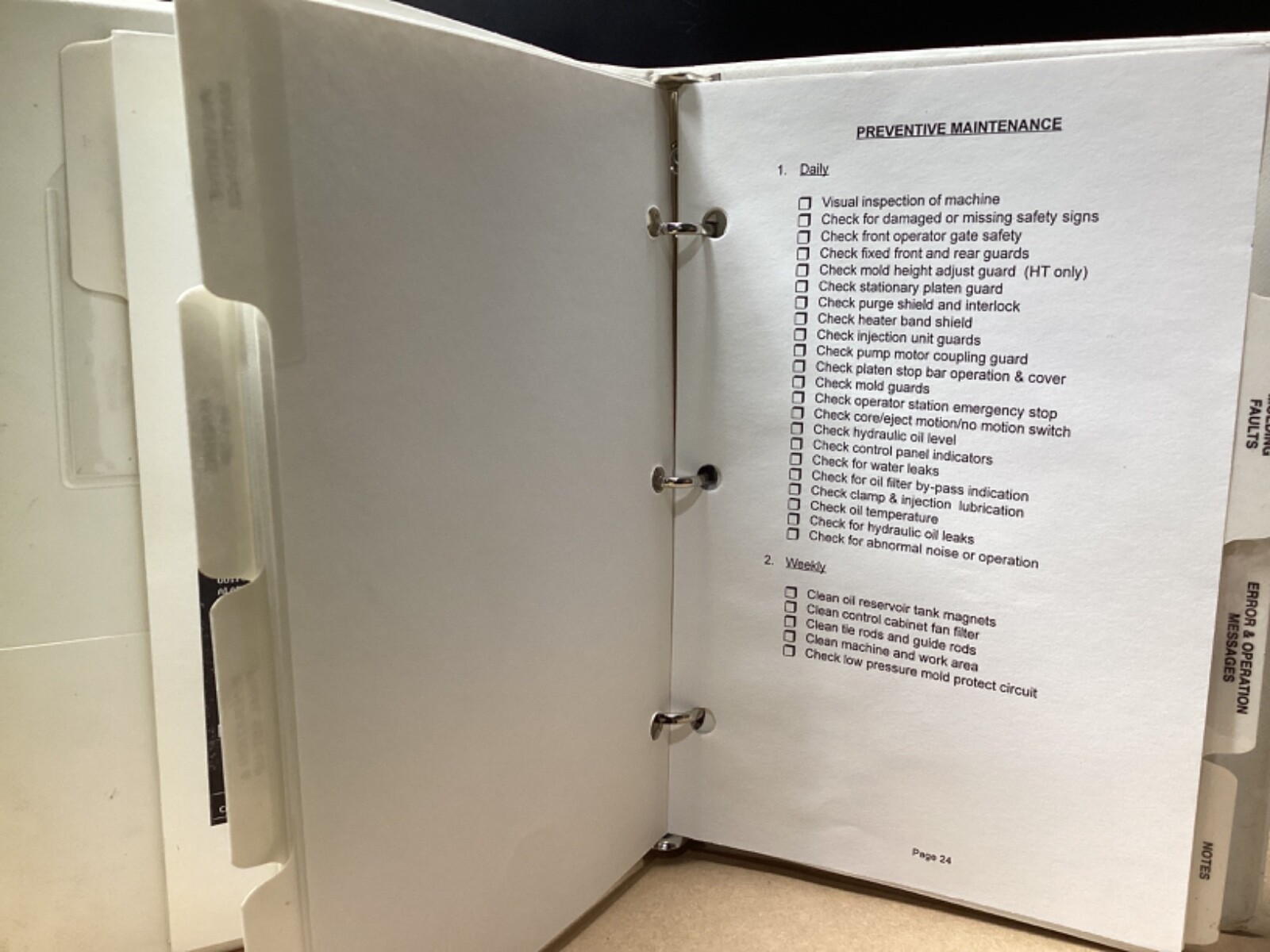 VAN DORN DEMAG OPERATION MANUAL #128L81