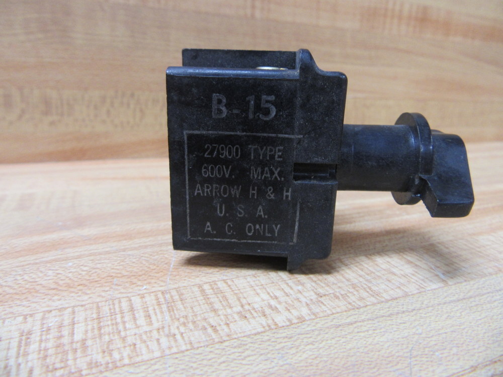 Arrow Hart H&H 27900 Selector Switch BP-15 2-Positions