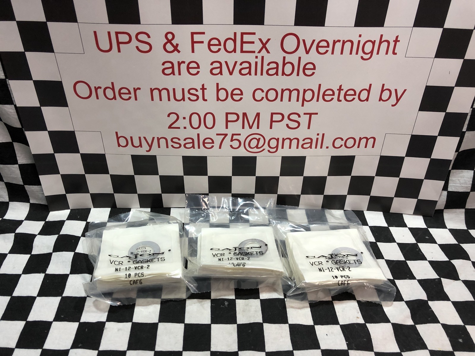 LOT OF 30, CAJON Nickel VCR Face Seal Fitting 3/4″, NI-12-VCR-2, #1175P6