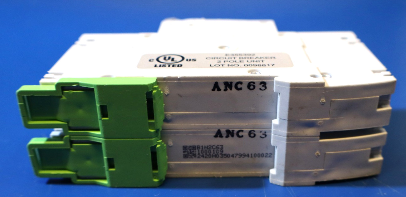 Noark C63A 240V 50/60HZ 10000A Circuit Breaker 2 Pole