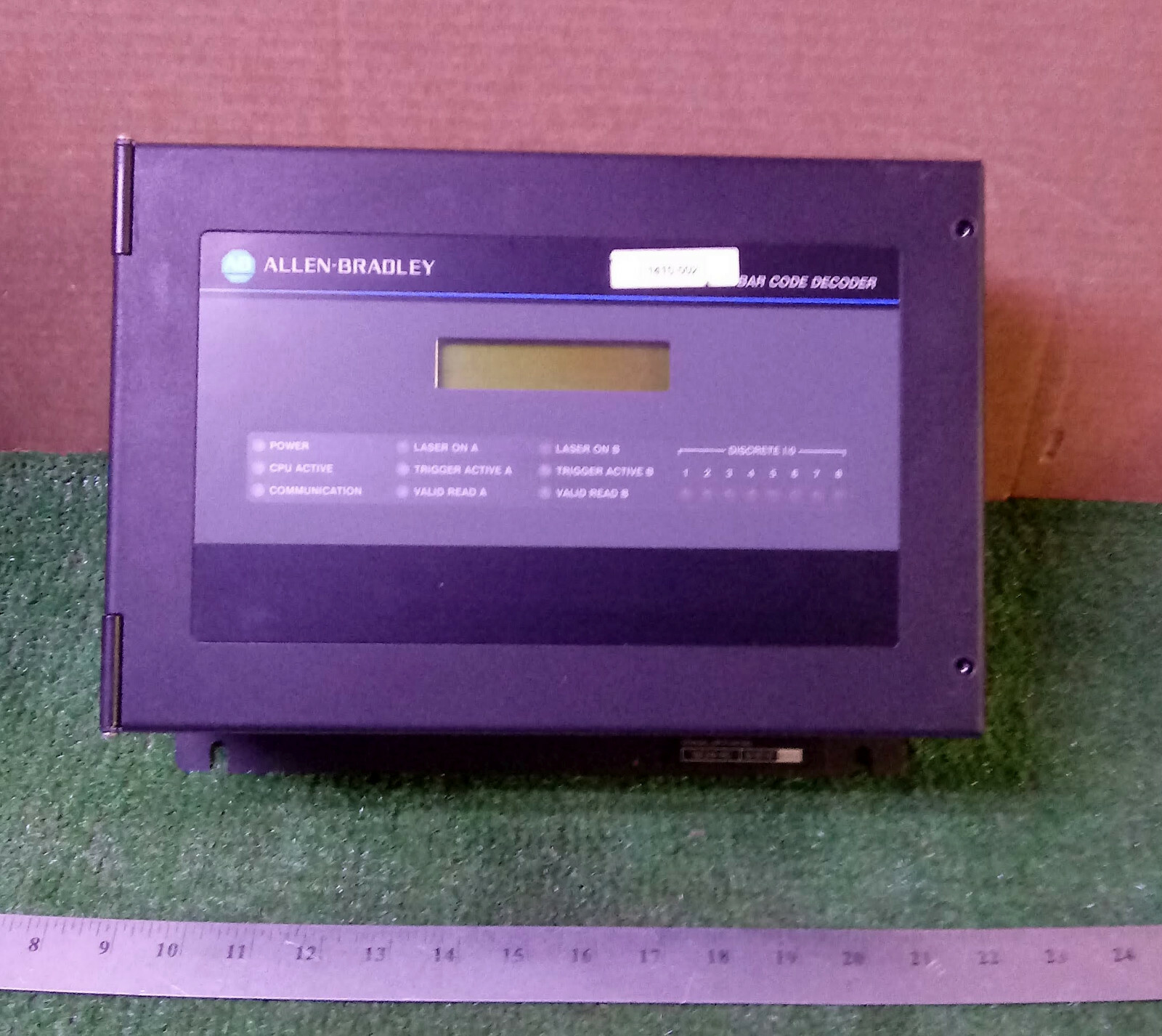 1 USED ALLEN BRADLEY 2755-DD1P-0-B2-R1 BAR CODE DECODER ***MAKE OFFER***