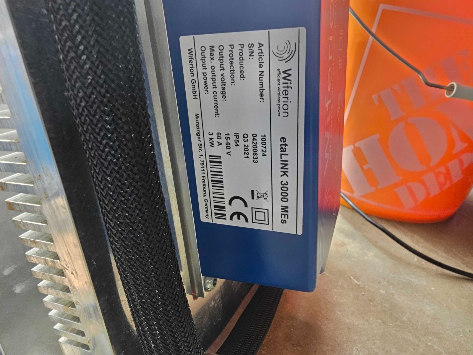 Wiferion etaLINK 3000 Industrial Wireless Charging System(s), LOT PRICE REDUCED