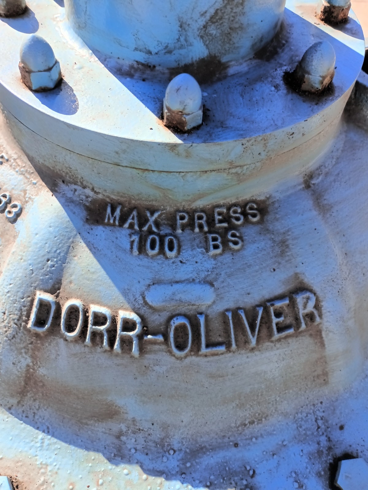 3” DORR-OLIVER PUMP MO 356 12D10563 D36B183